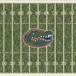 College Team Rugs Florida Gators Home Field Rug Florida Gators (End Zone Color: Orange) MKRUG-533319-1500
